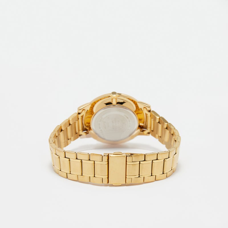 OMAX Men's Gold Analog Wrist Watch - Image 3